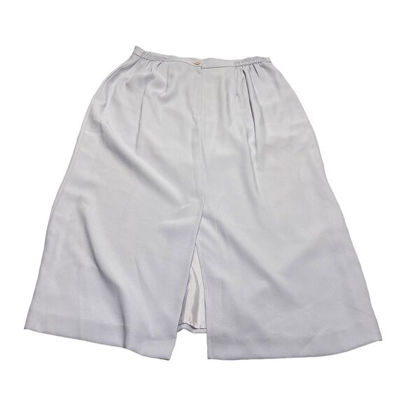 Lady Hazan A-Line Skirt Women 16 Lilac 100% Polyester Lined Classic Fit Pleated - Picture 2 of 7